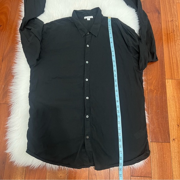 James Perse botton down shirt 100% cotton long sleeve 3 - Picture 8 of 10